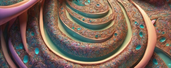 a computer generated image of a spirally pattern