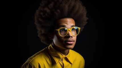 portrait of a man with sunglasses