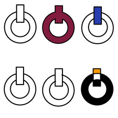 set of icons for web