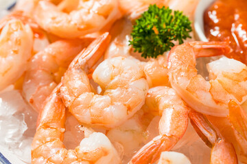 Cooked Organic Shrimp Cocktail