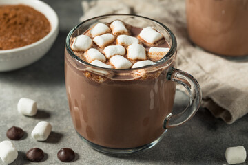 Obraz na płótnie Canvas Sweet Warm Hot Chocolate Cocoa
