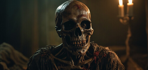 Zombie. Creep and fear. Horror
