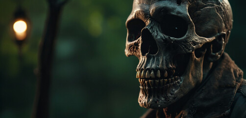 Zombie. Creep and fear. Horror