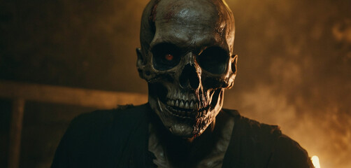 Zombie. Creep and fear. Horror