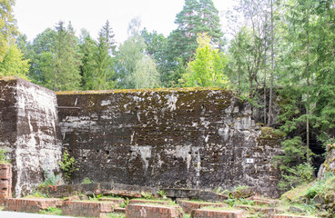 Wolf's Lair, Wolf's Fort - Adolf Hitler's command headquarters on the Eastern Front during world war II. East Prussia, Poland. German nazi fortification.