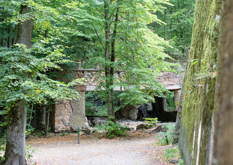 Wolf's Lair, Wolf's Fort - Adolf Hitler's command headquarters on the Eastern Front during world war II. East Prussia, Poland. German nazi fortification.