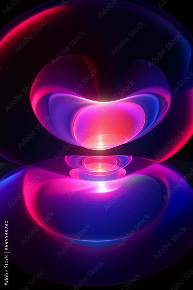 Aufkleber A digital rendering of an abstract lens, where fluid lines and transparent layers converge to create a captivating and ethereal optical illusion. 