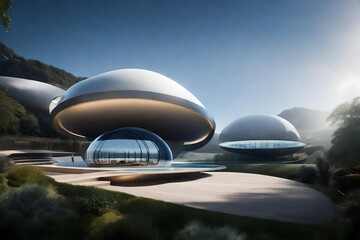 ufo in the space