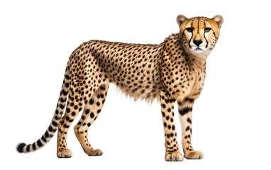 Cheetah Majesty On Transparent Background
