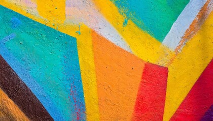 colorful painted wall