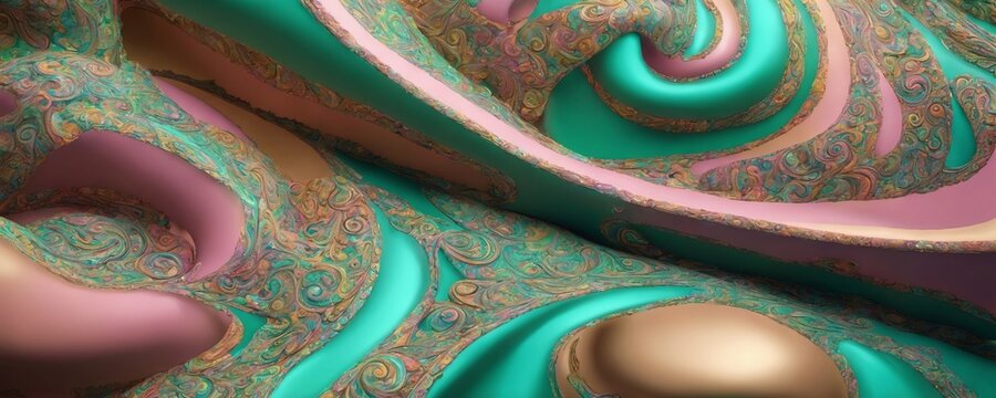 a very colorful pattern with a lot of colors