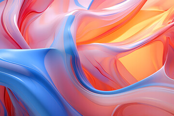  vibrant sinuous waves, a modern artwork perfect for graphic design projects