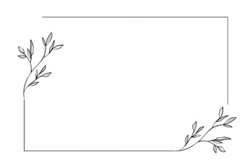 Simple Rectangle border without background