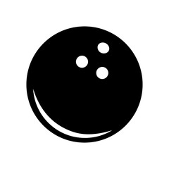 Fototapeta premium bowling icon, bowling ball icon