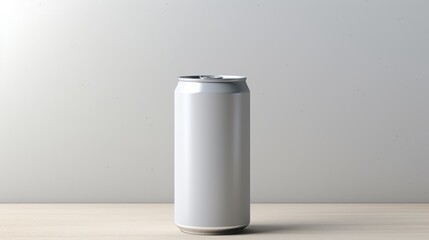 A mock-up blank soft drink can. - obrazy, fototapety, plakaty
