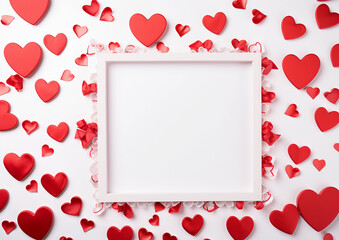 A Valentine's Day frame