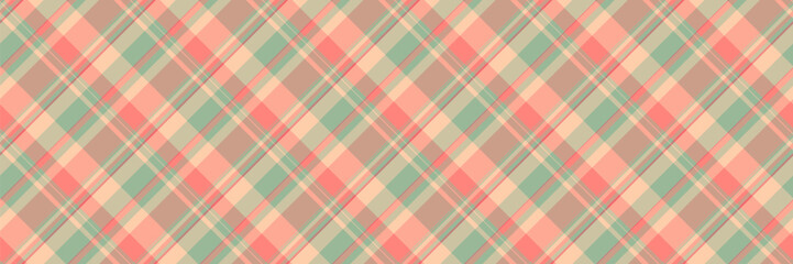 Oilcloth background plaid vector, styling check seamless texture. Choose fabric textile pattern tartan in pastel and red colors.