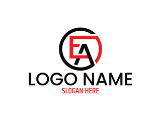 AE letter logo vector template