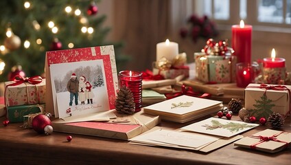 Naklejka na ściany i meble The Ultimate Christmas Image Collection: Festive Joy, AI-Enhanced Magic, and Unparalleled Cheer.
