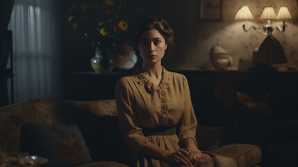 Obraz premium A performance of a play based on a significant womans life.