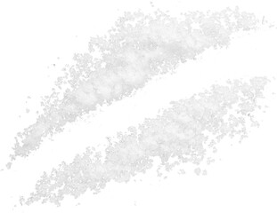 premium isolated real snow