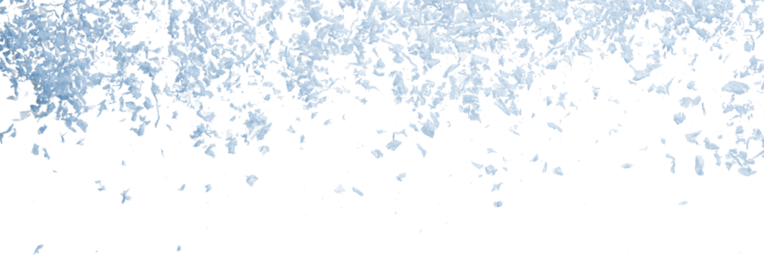 Artificial Snow Perfectly Cutout- Ready to use PNG Cutout Premium Isolated Image