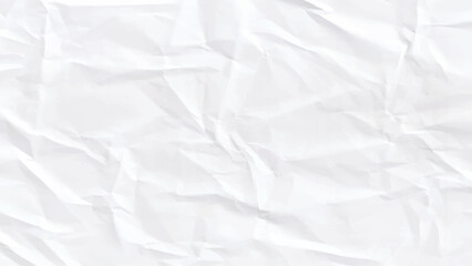 Paper texture background, Crumpled paper. White creased paper.