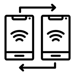 Phone Connection Icon Style