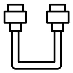 Fototapeta premium SATA Cable Icon Style