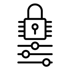 Cybersecurity Controls Icon Style