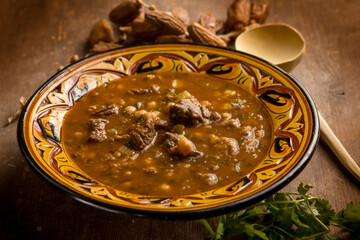 harira soup traditional moroccan recipe - 695566520