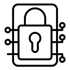 Encrypted Data Icon Style