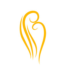 Obraz premium Golden Fire Vapor