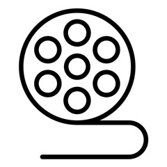 Film Reel Icon Style
