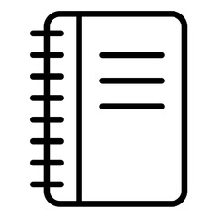 Notebook Paper Icon Style