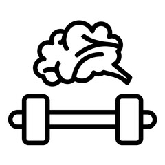 Brain Training Icon Style