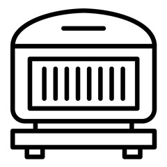 Sandwich grill Icon Style