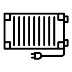 Radiator Heater Icon Style