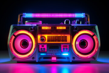 Vintage Recorder 90s Neon