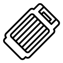 Electric Strawberry Slicer Icon Style