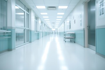 corridor in hospital 