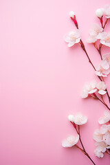 Concept of International Mother day with flowers and happy women