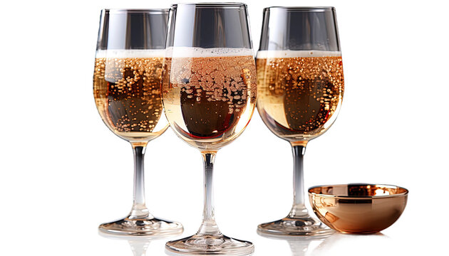 Sparkling wine glass clipart, champagne flute graphics, transparent background, elegant drink illustration, celebratory glassware, festive toast design