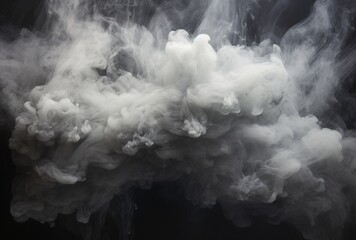 Naklejka premium Smoky Atmosphere or Foggy Conditions Generative AI