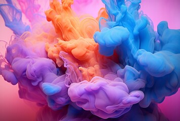 Colorful, swirling, and vibrant artistic splashes Generative AI