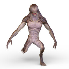 エイリアン　3DCG レンダリング 