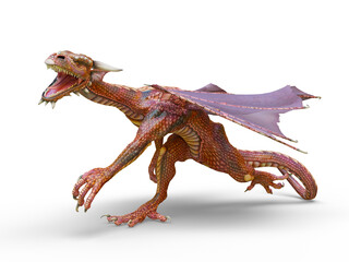 ドラゴン　3DCG レンダリング