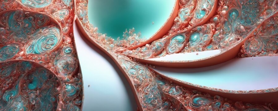 a computer generated image of a spirally pattern