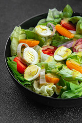 salad quail egg fresh delicious healthy eating cooking appetizer meal food snack on the table copy space food