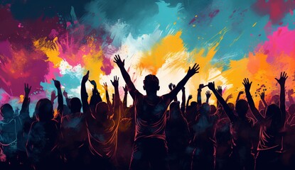 Celebration in Color Generative AI